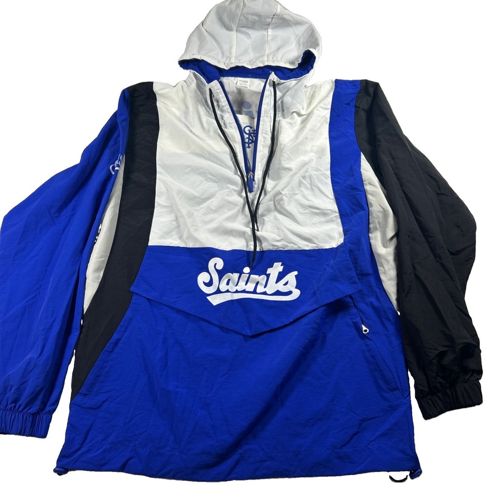 St. Paul Saints 1/4-Zip Windbreaker SGA Size XL MLB Minor league Baseball